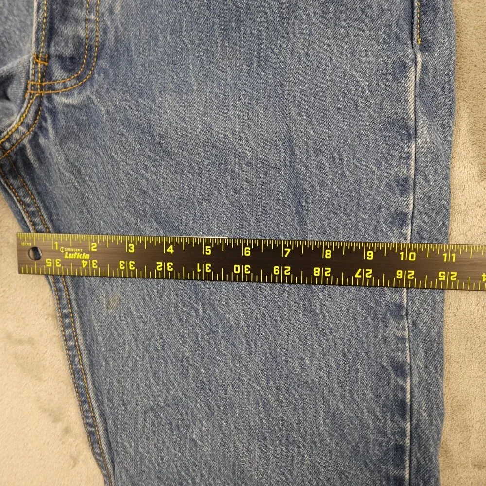 Levi's jeans 501 Original Fit straight men's 33x32 stonewash blue‎ denim red tab